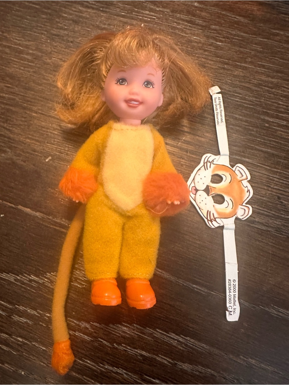 Mattel Barbie Kelly Club Lion Liana doll from 2000